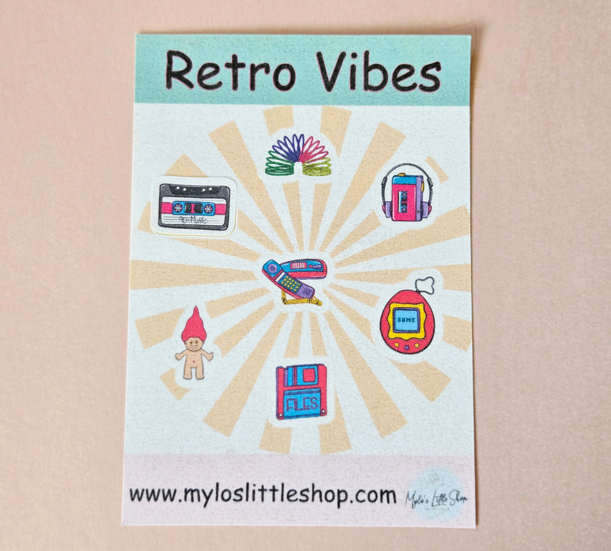 Retro Vibes Sticker Sheet