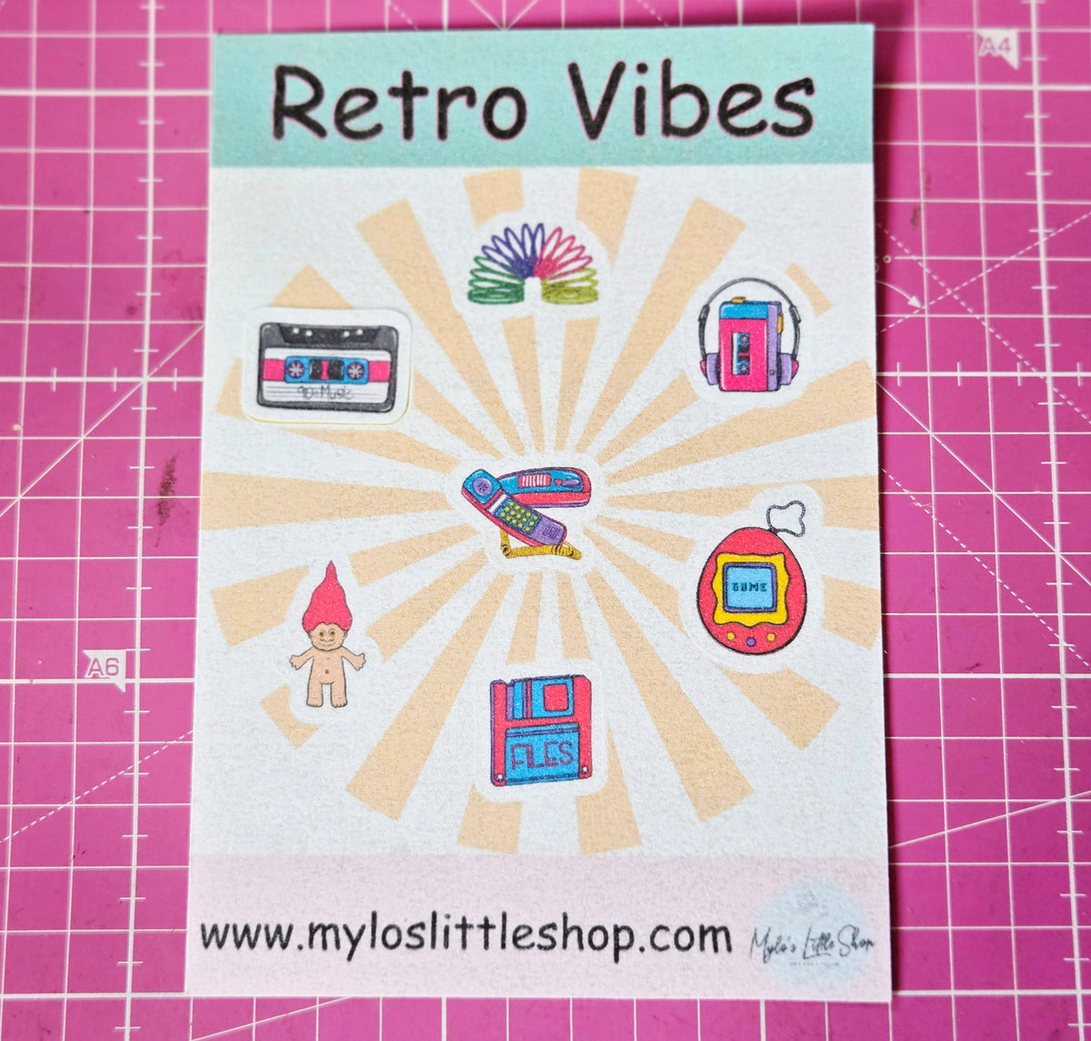 Retro Vibes Sticker Sheet