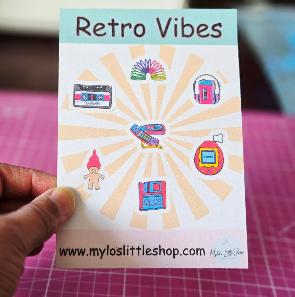 Retro Vibes Sticker Sheet