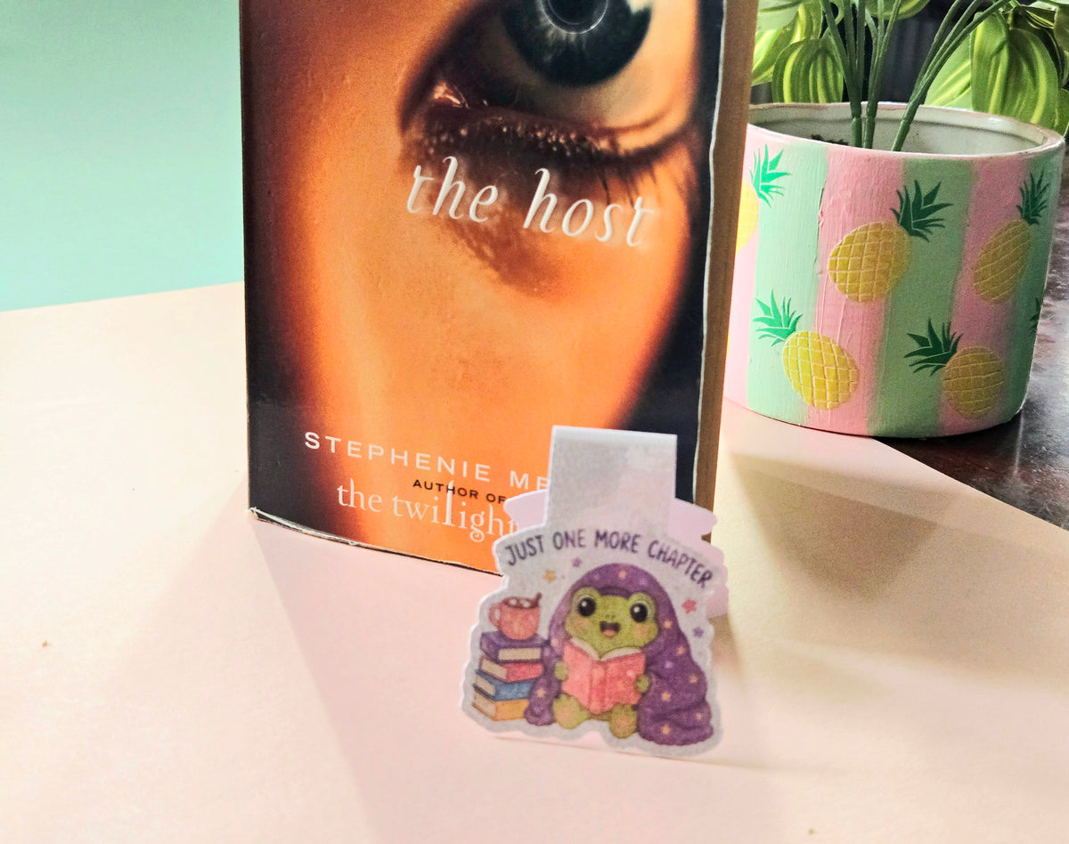 One More Chapter Froggie Magnetic Bookmark