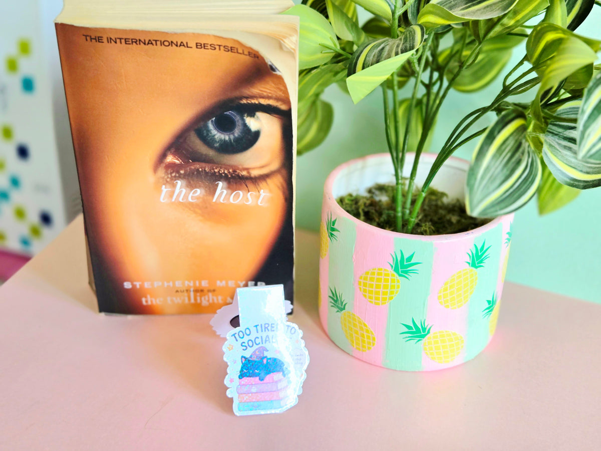 Tired Cat Magnetic Bookmark