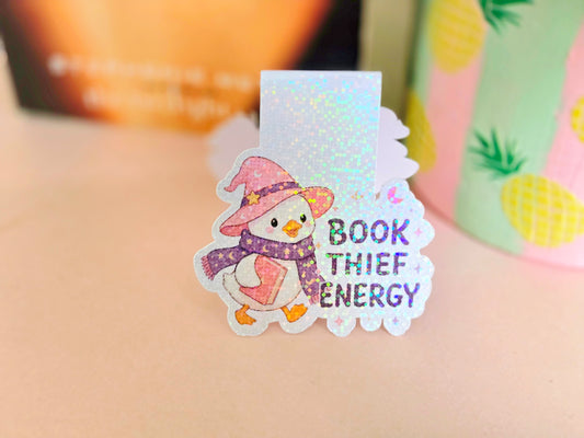 Goose Book Thief Energy Magnetic Bookmark
