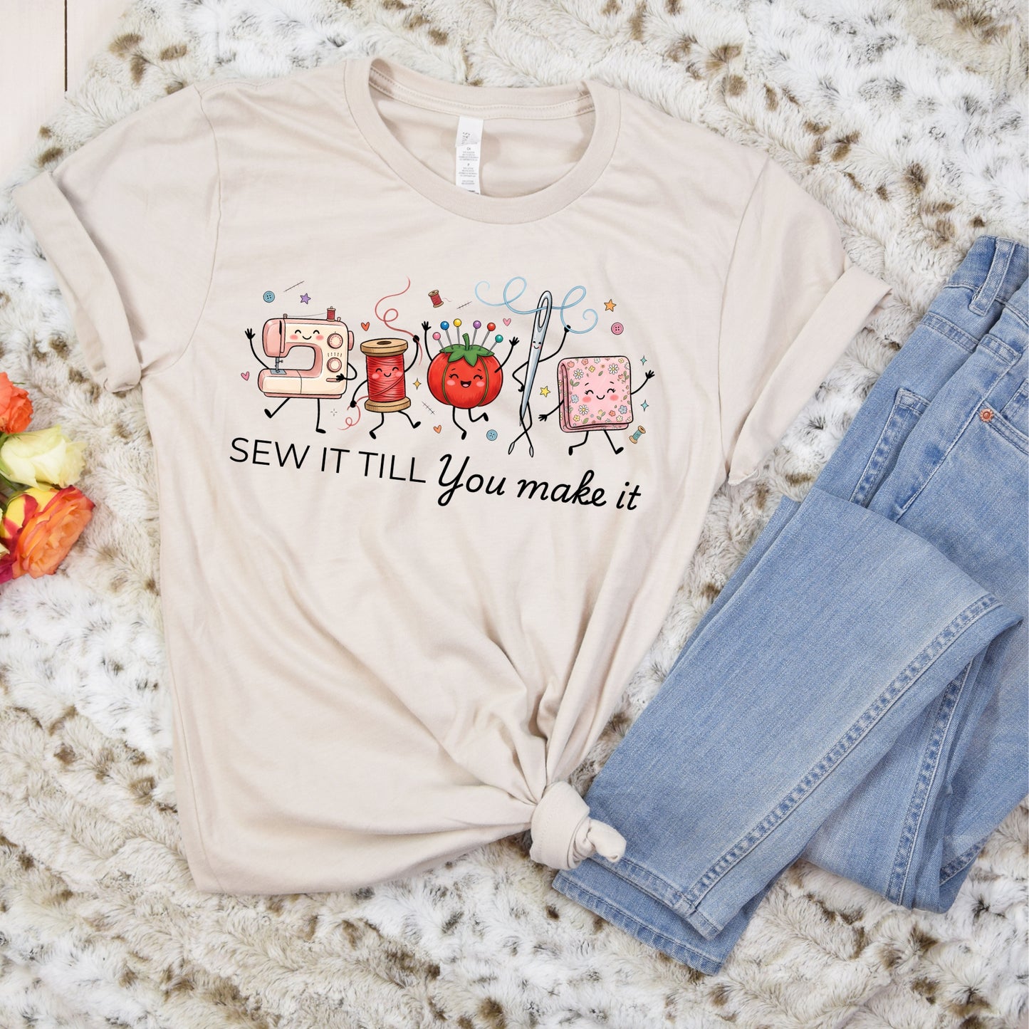 Sew It Till You Make It-Funny- T-Shirt