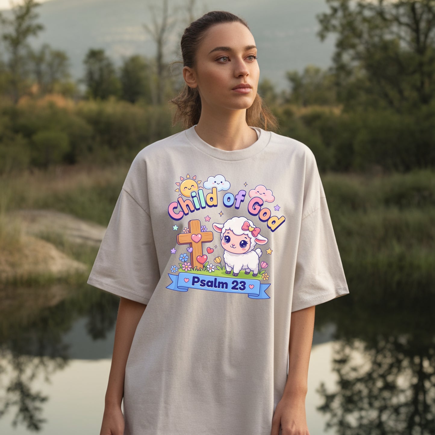 Child Of God-Psalm 23-T-Shirt