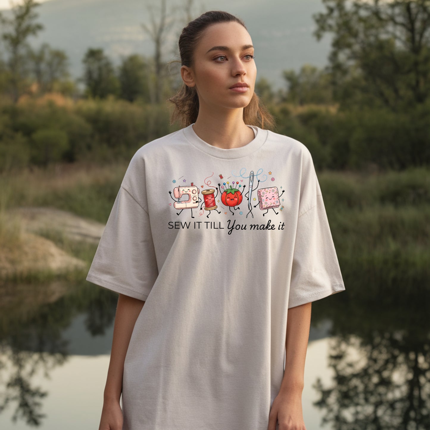 Sew It Till You Make It-Funny- T-Shirt