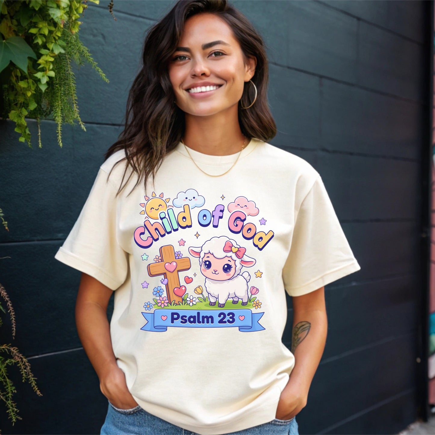 Child Of God-Psalm 23-T-Shirt