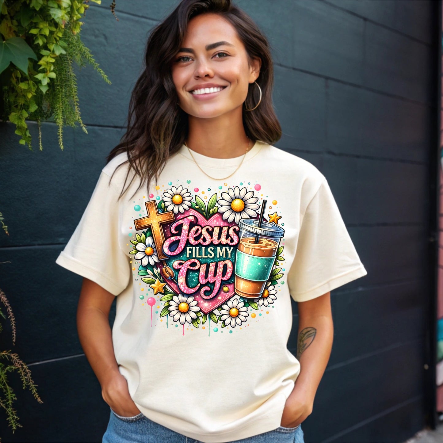 Jesus Fills My Cup T-Shirt