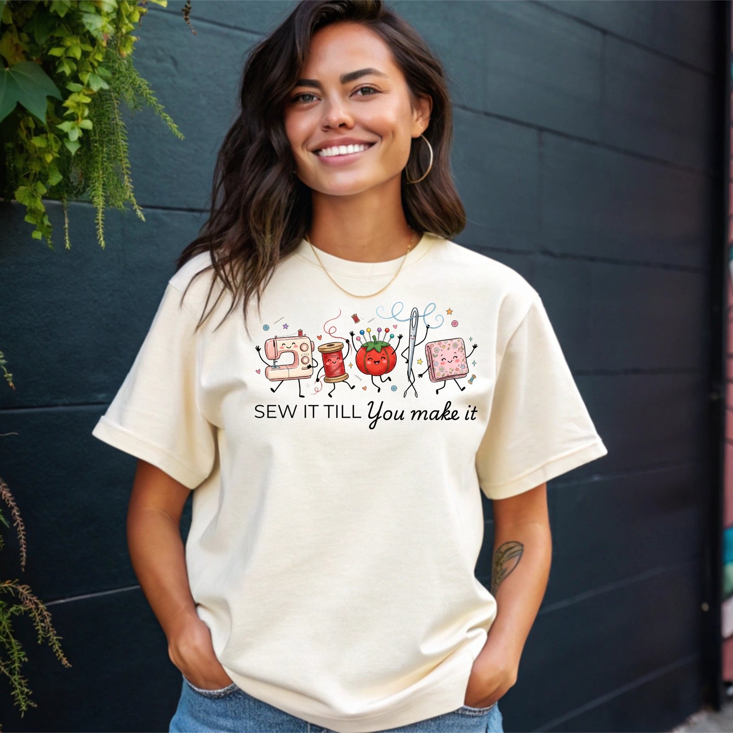 Sew It Till You Make It-Funny- T-Shirt
