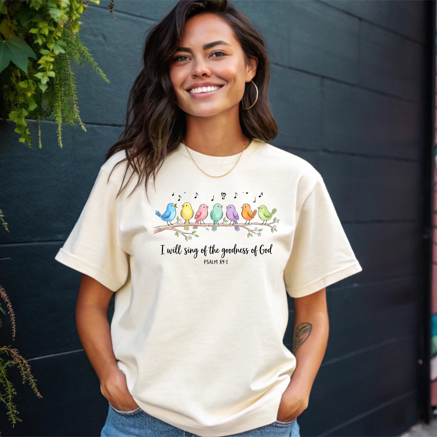 Singing Birds-Psalm 89:1- T-Shirt