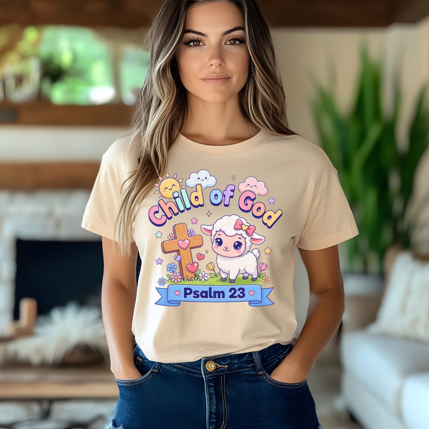 Child Of God-Psalm 23-T-Shirt