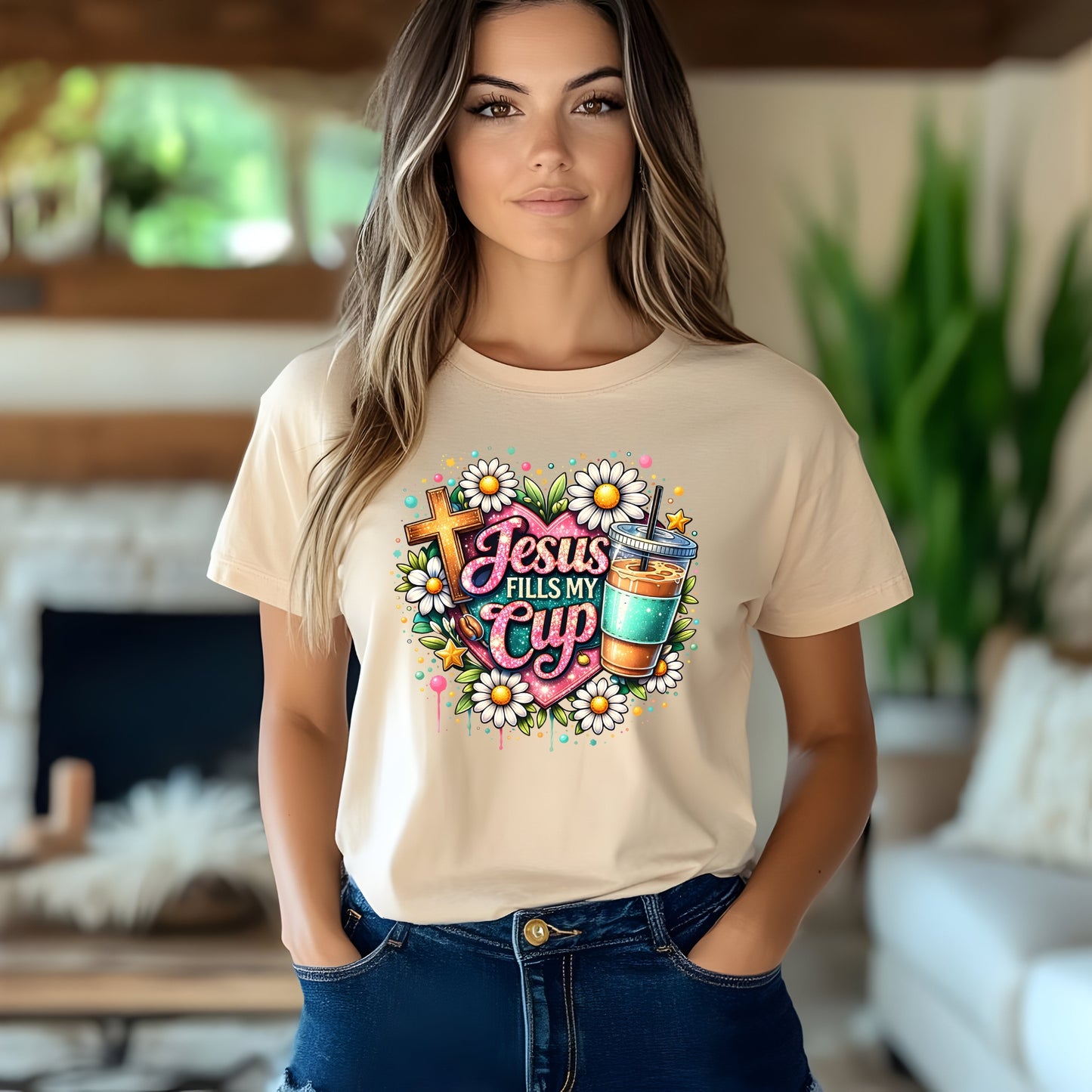 Jesus Fills My Cup T-Shirt
