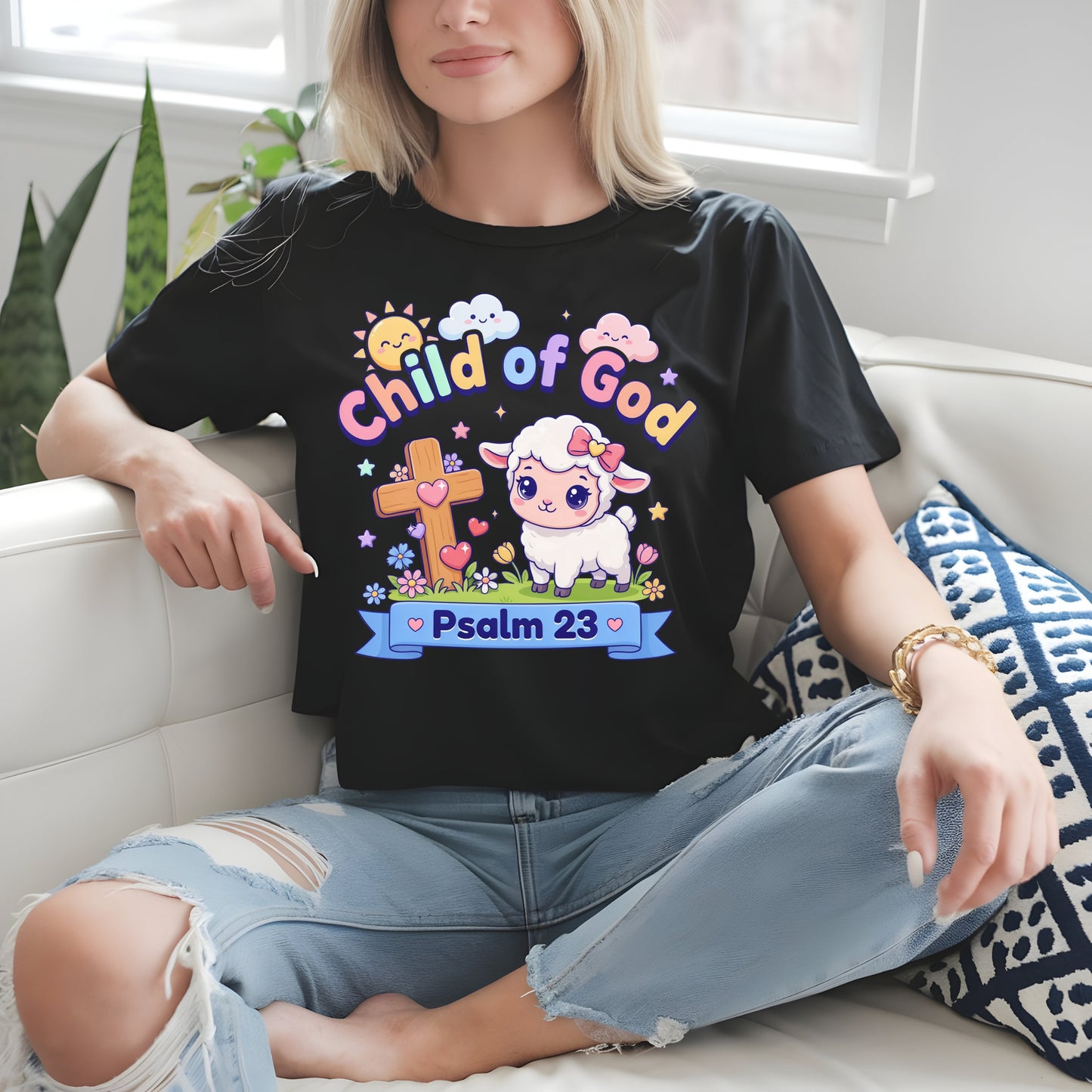 Child Of God-Psalm 23-T-Shirt