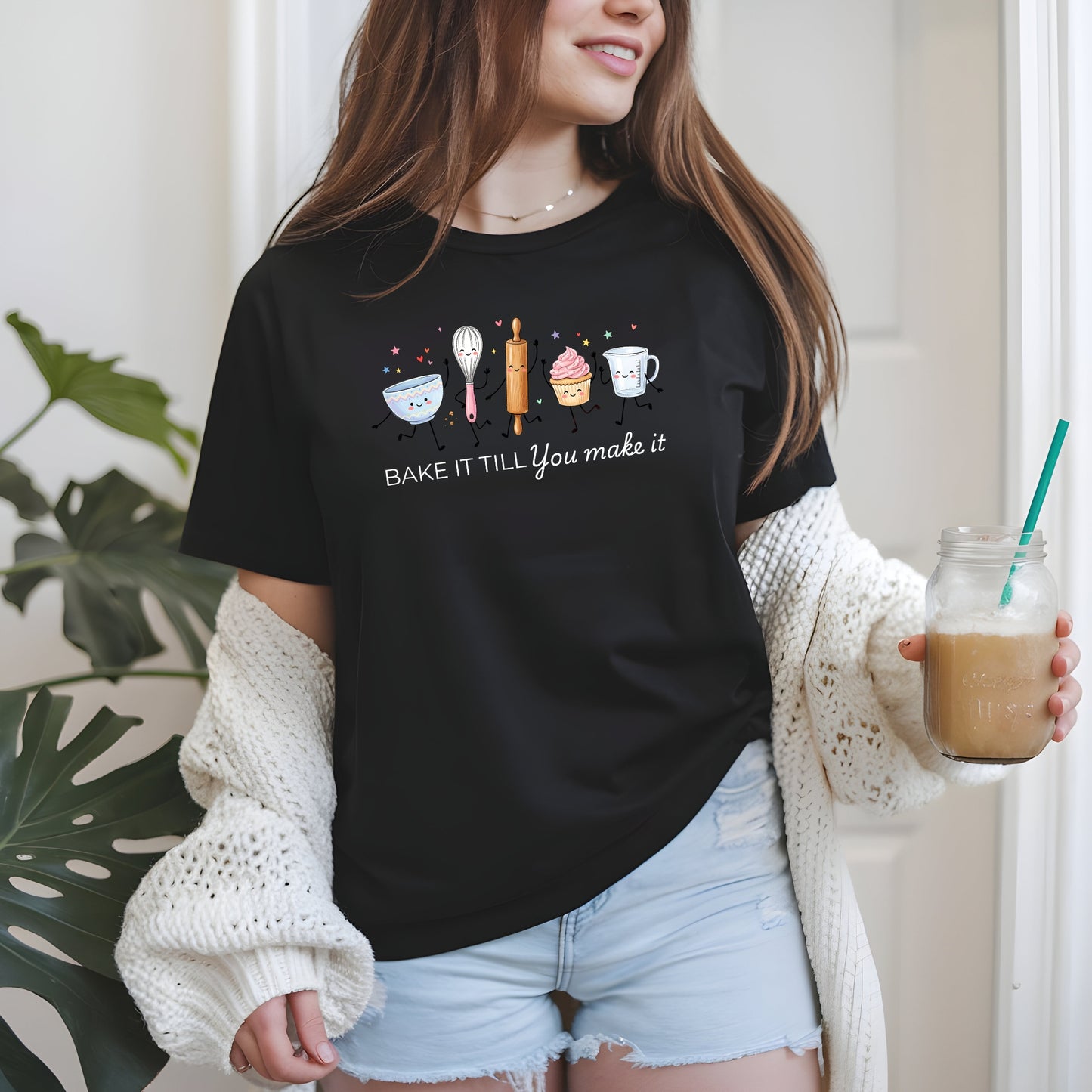 Bake It Till You Make It-Funny- T-Shirt