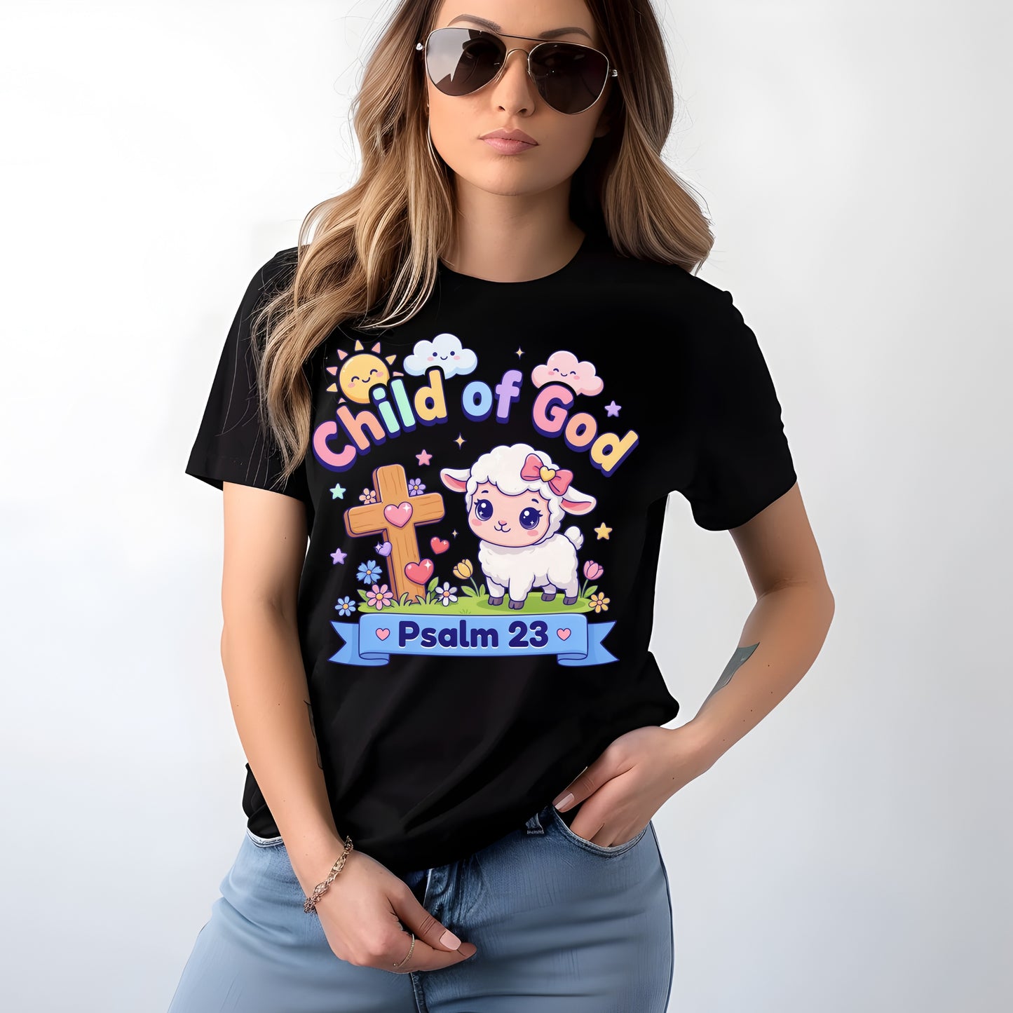 Child Of God-Psalm 23-T-Shirt