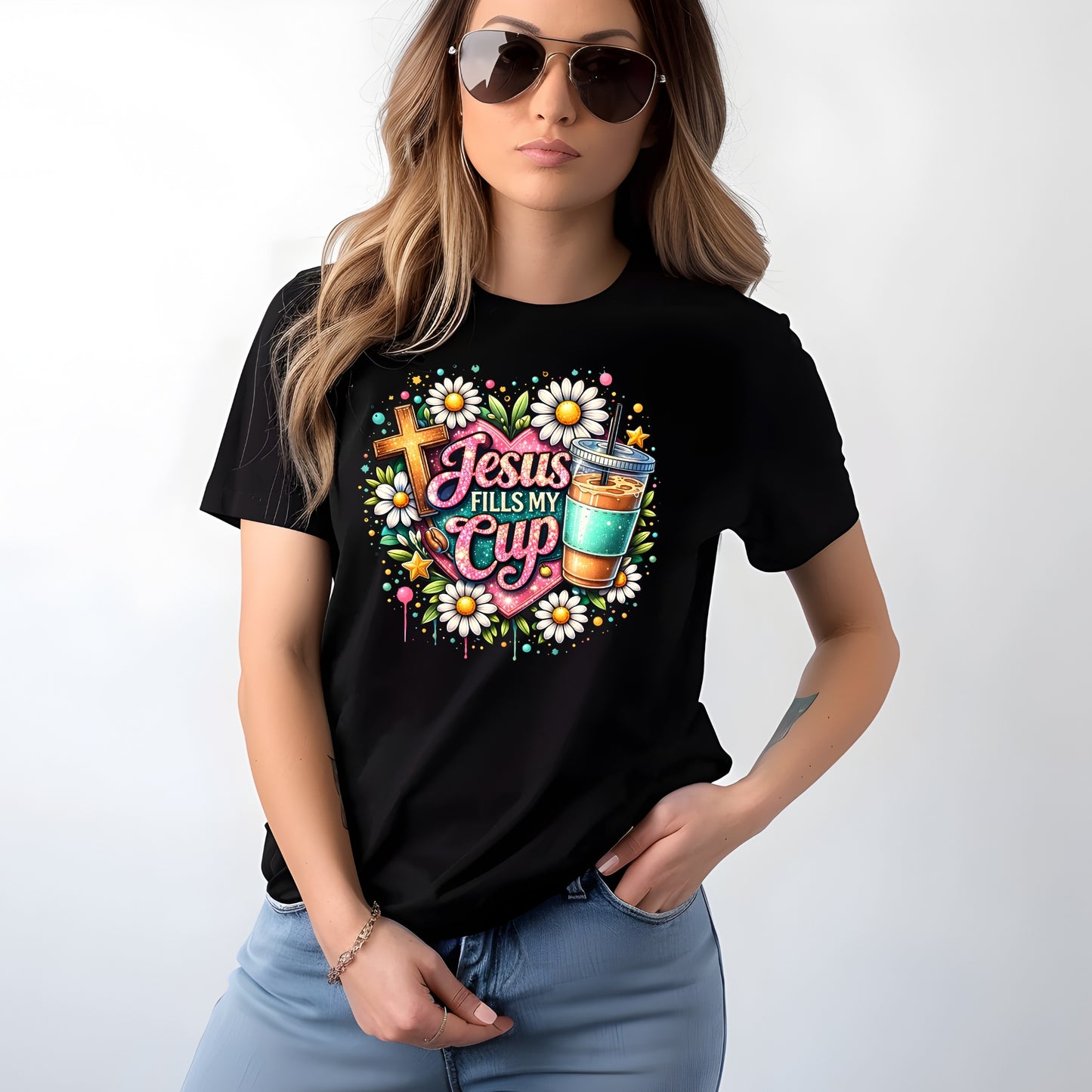 Jesus Fills My Cup T-Shirt