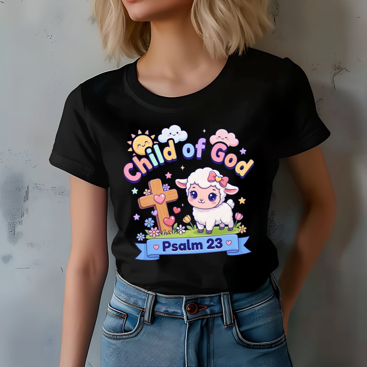 Child Of God-Psalm 23-T-Shirt