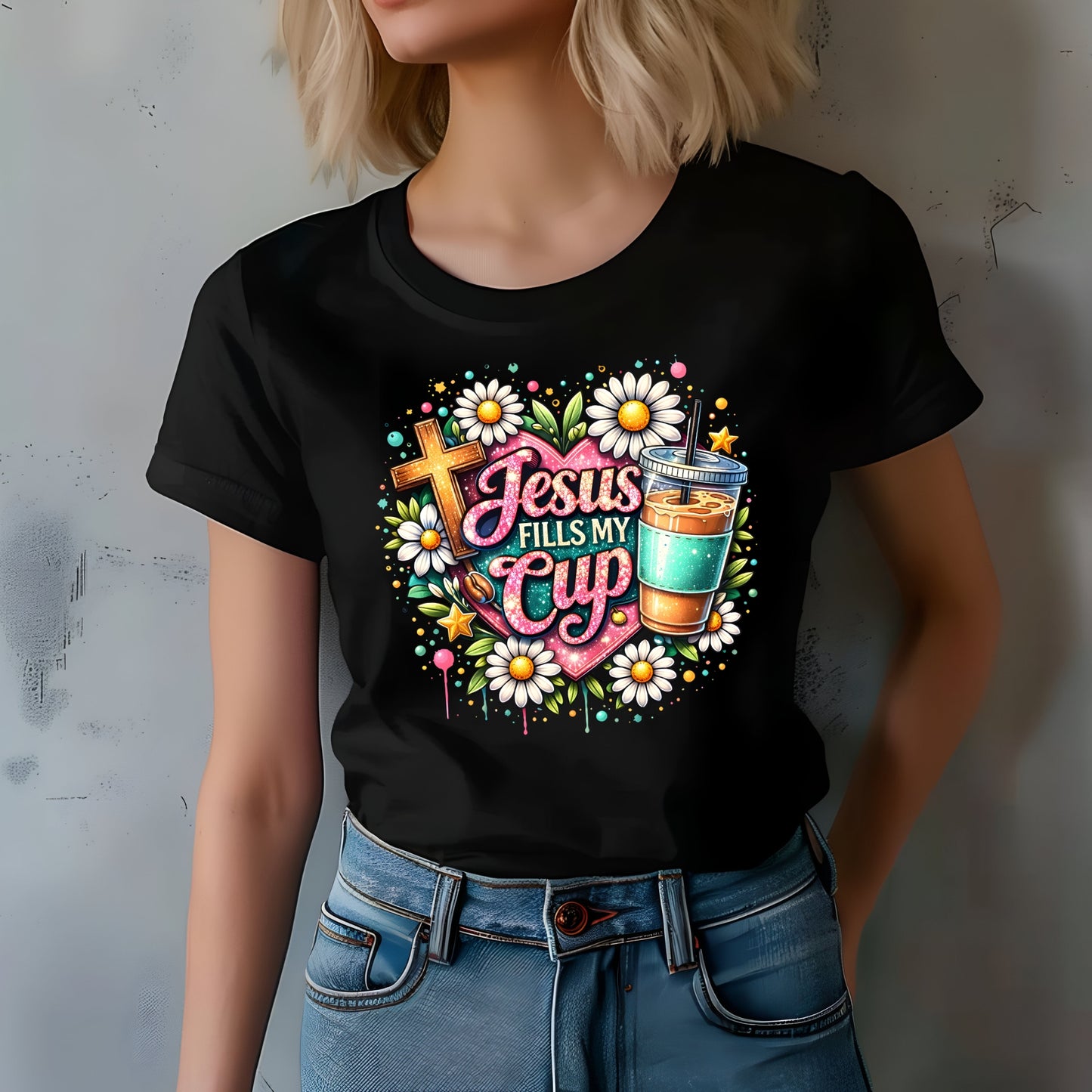 Jesus Fills My Cup T-Shirt
