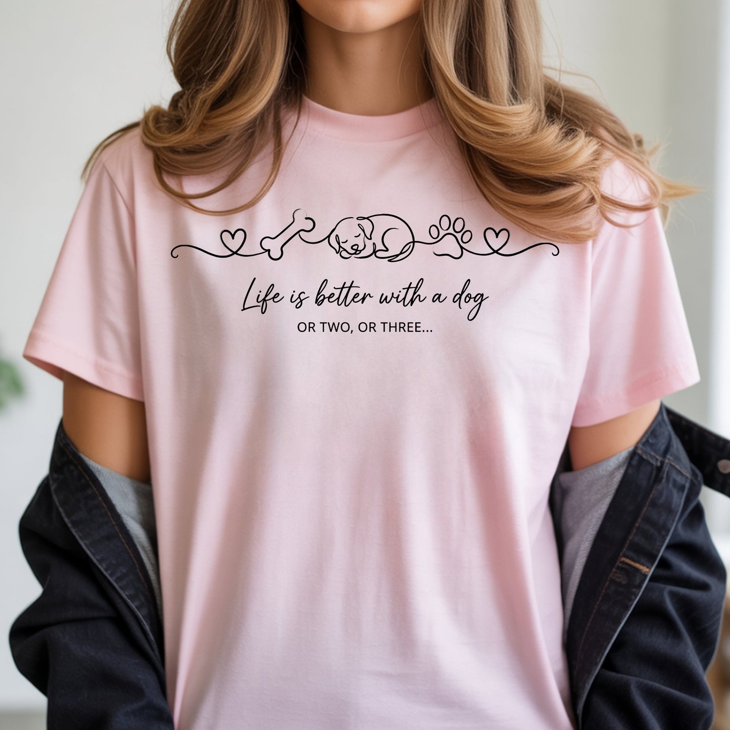 Dog-Life Is Good T-Shirt