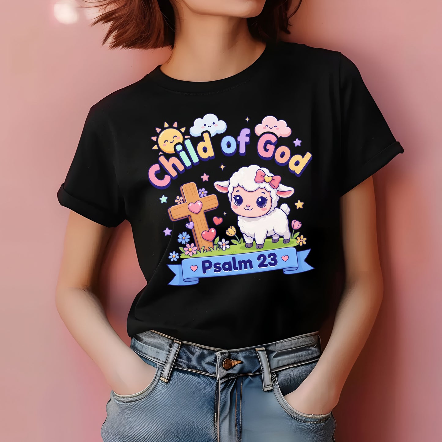 Child Of God-Psalm 23-T-Shirt