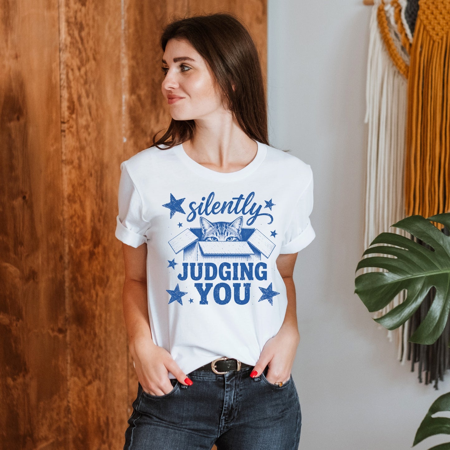Cat-Funny- Silently Judging You T-Shirt