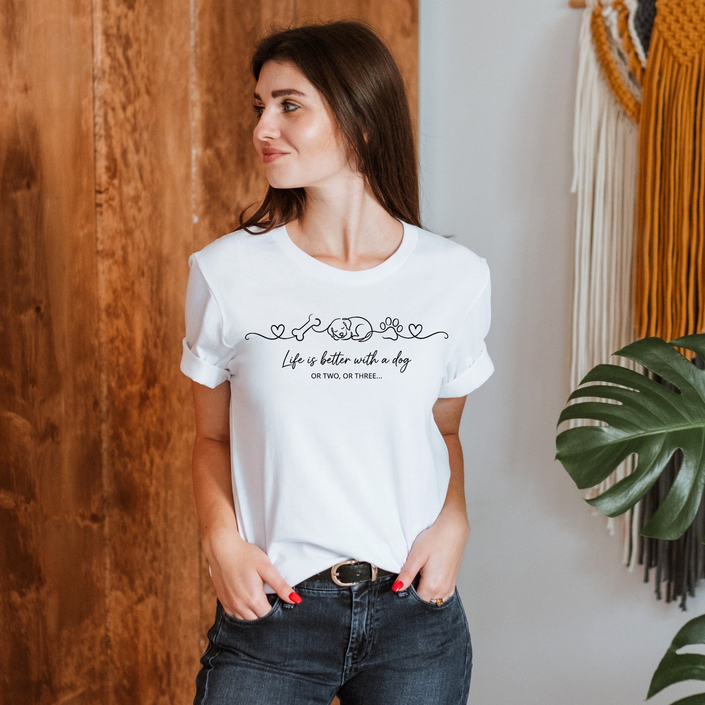 Dog-Life Is Good T-Shirt