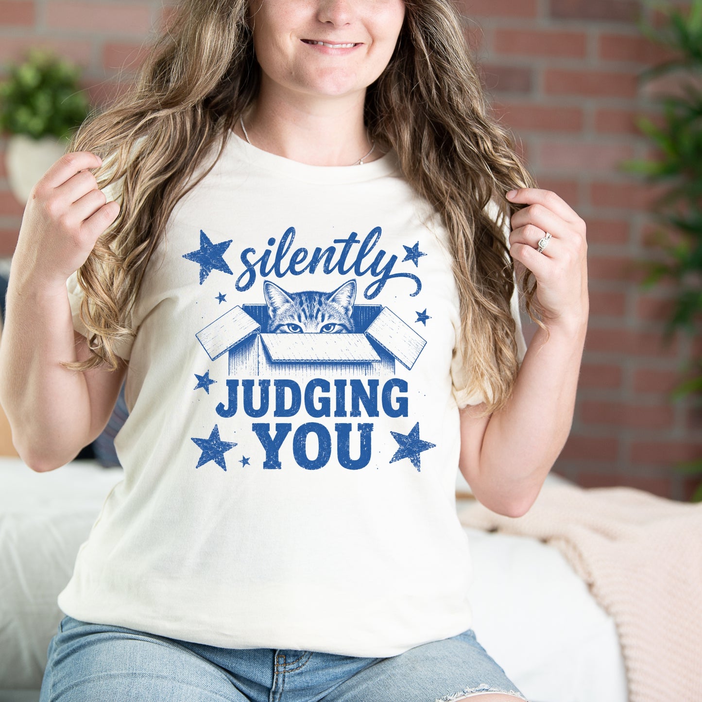 Cat-Funny- Silently Judging You T-Shirt