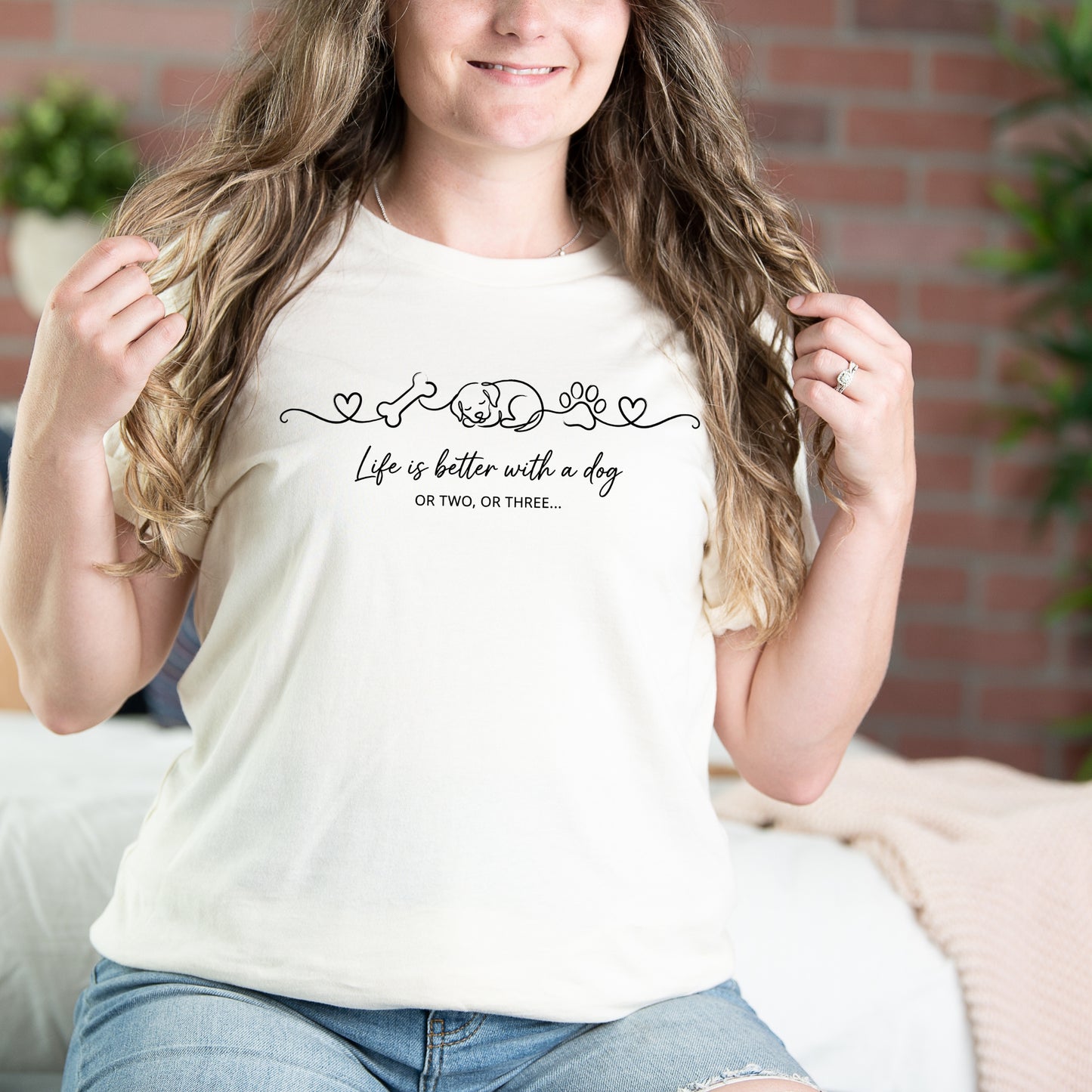 Dog-Life Is Good T-Shirt