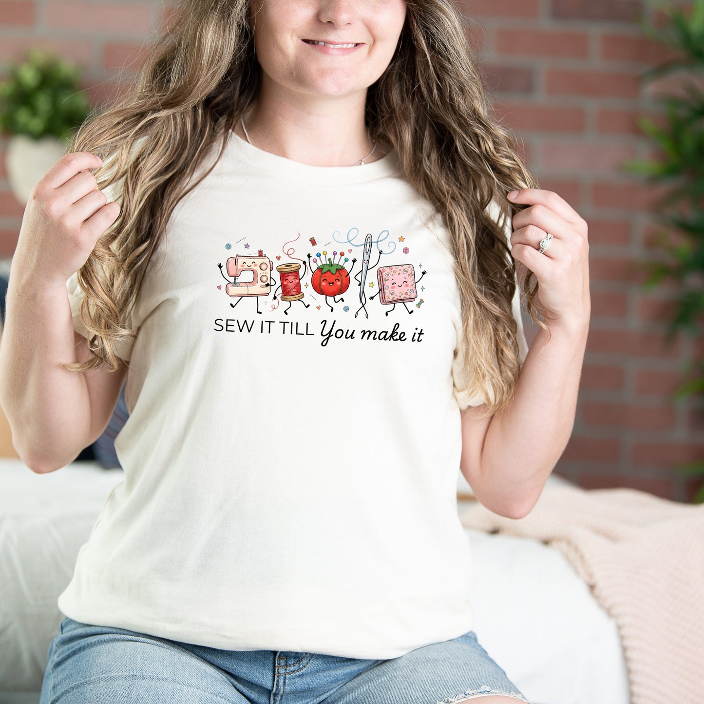 Sew It Till You Make It-Funny- T-Shirt