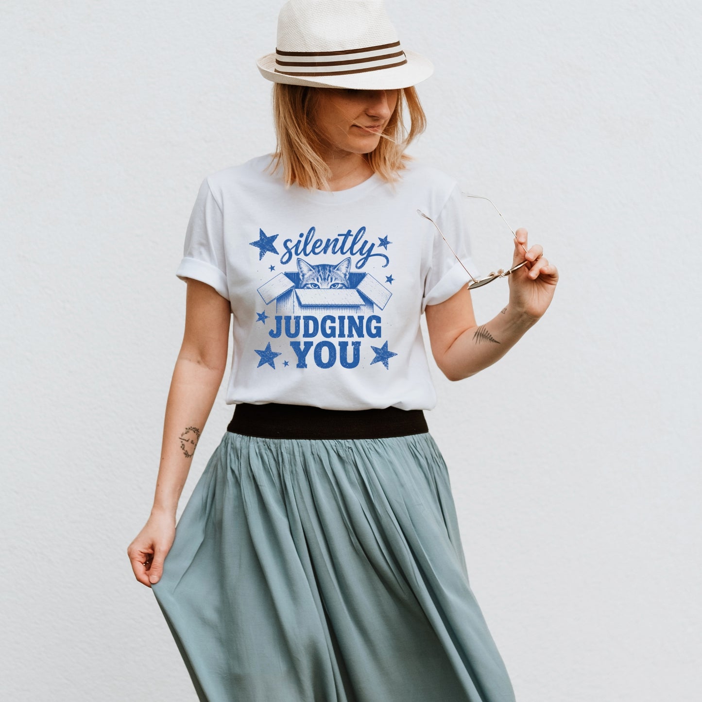 Cat-Funny- Silently Judging You T-Shirt