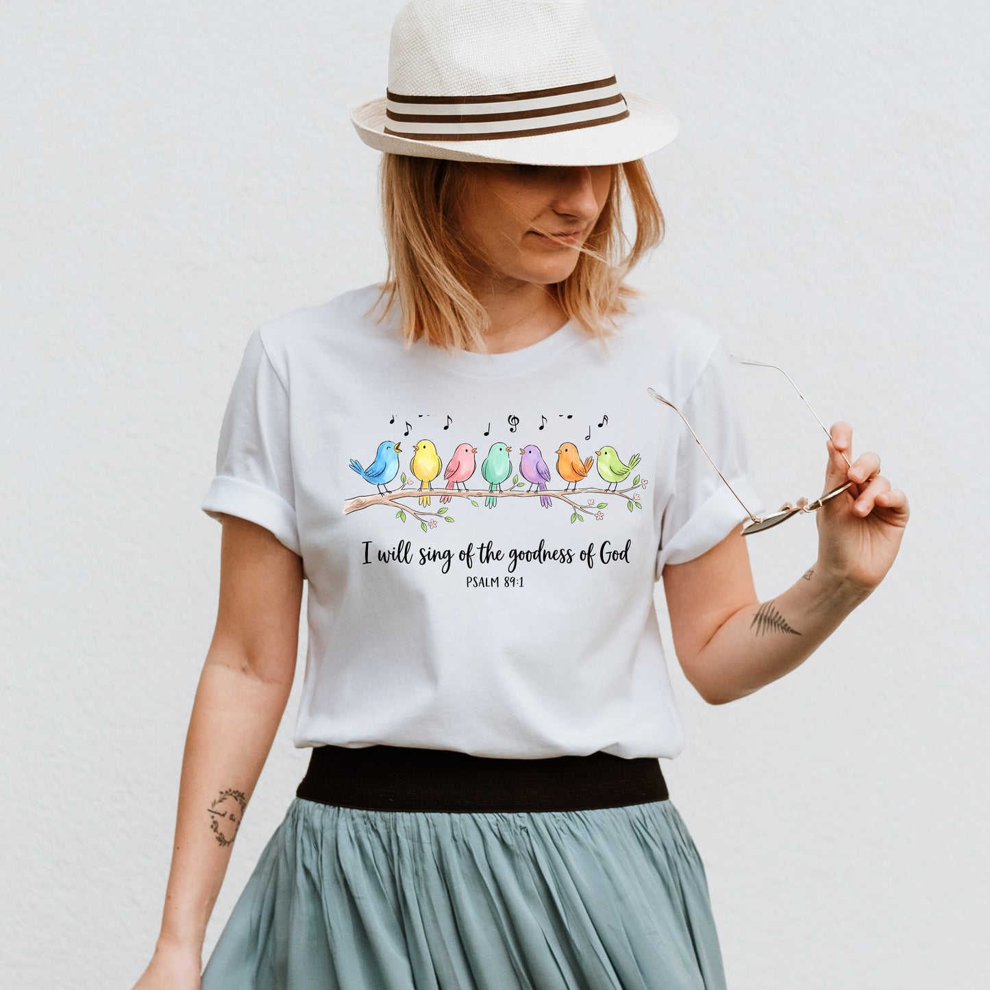 Singing Birds-Psalm 89:1- T-Shirt