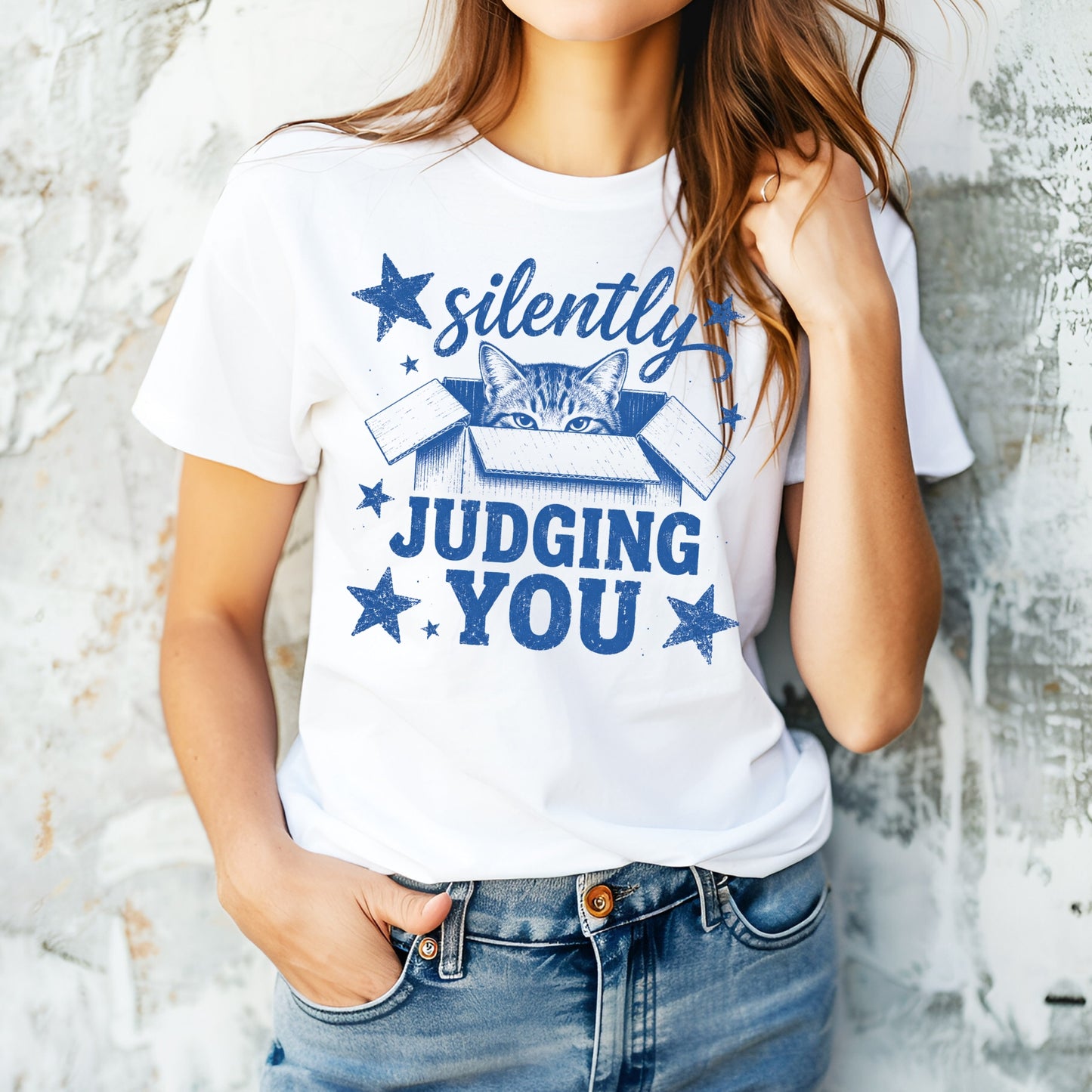 Cat-Funny- Silently Judging You T-Shirt