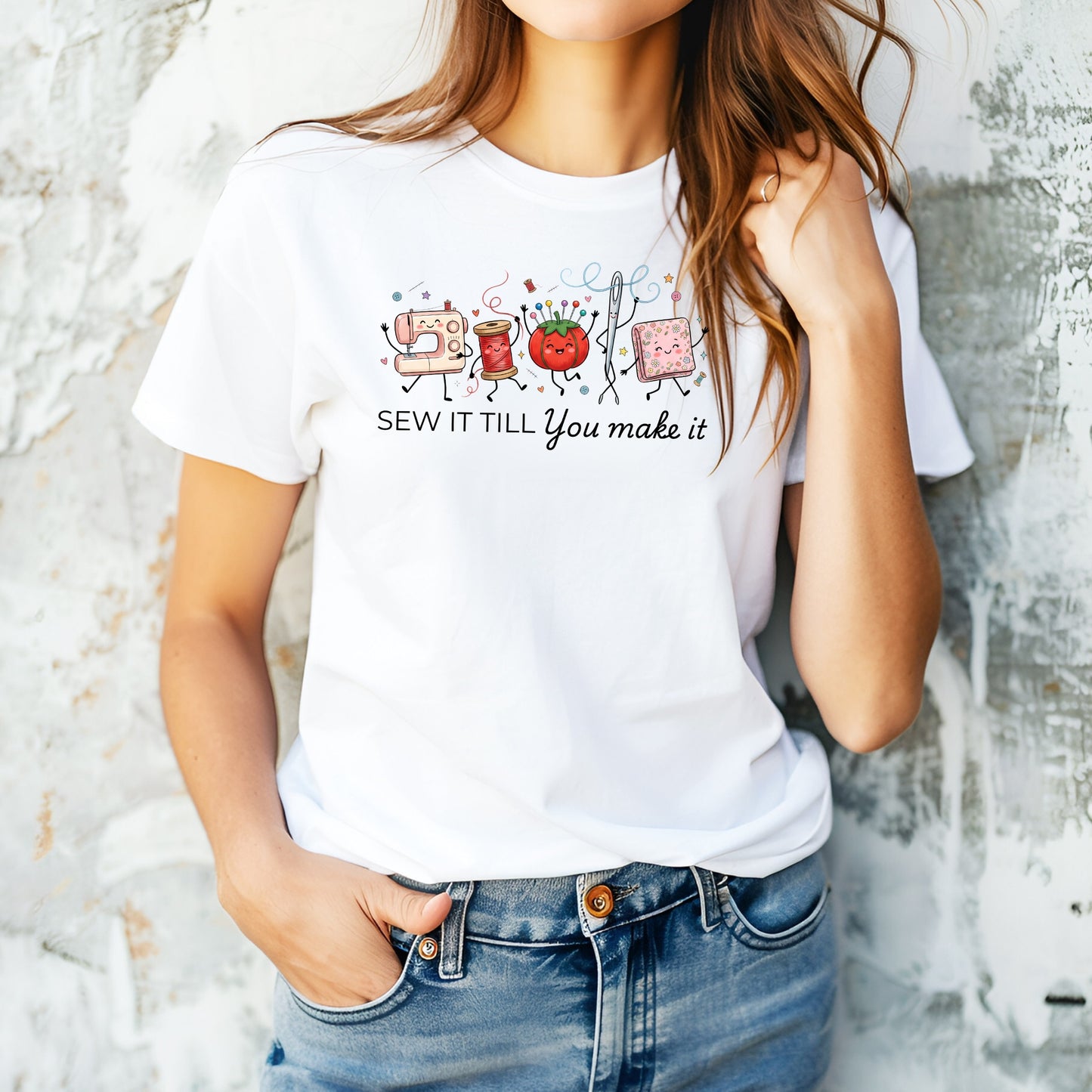 Sew It Till You Make It-Funny- T-Shirt
