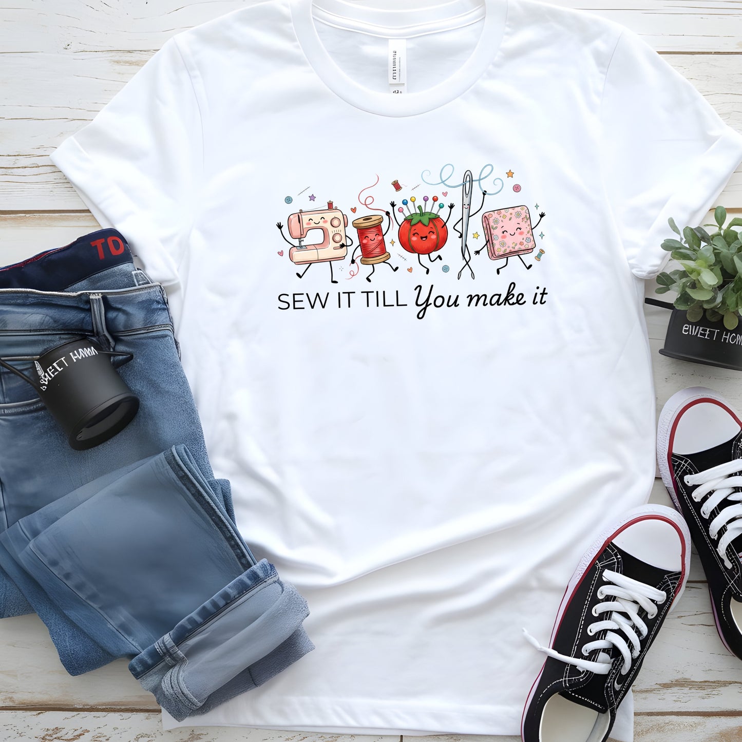 Sew It Till You Make It-Funny- T-Shirt