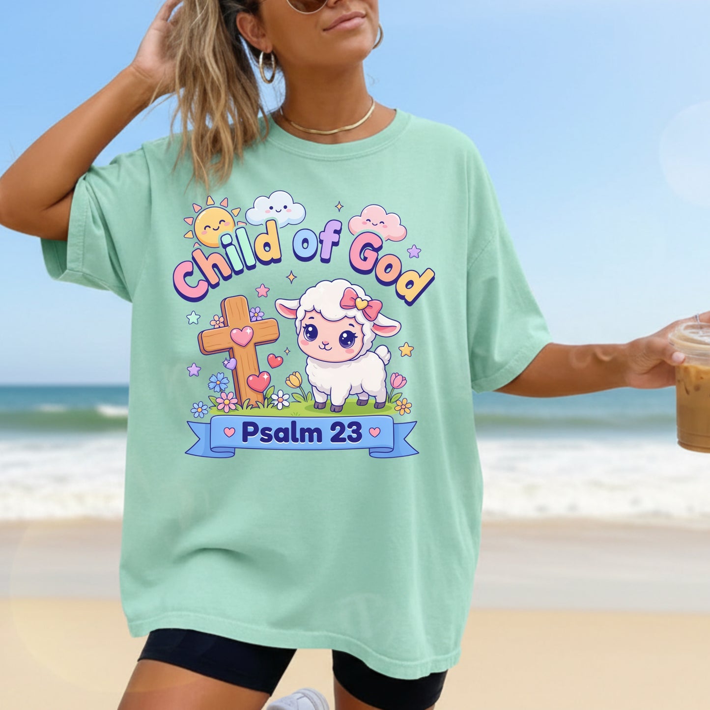 Child Of God-Psalm 23-T-Shirt
