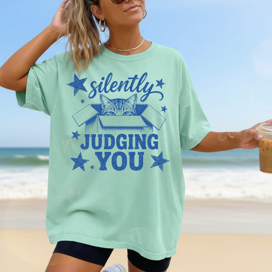 Cat-Funny- Silently Judging You T-Shirt