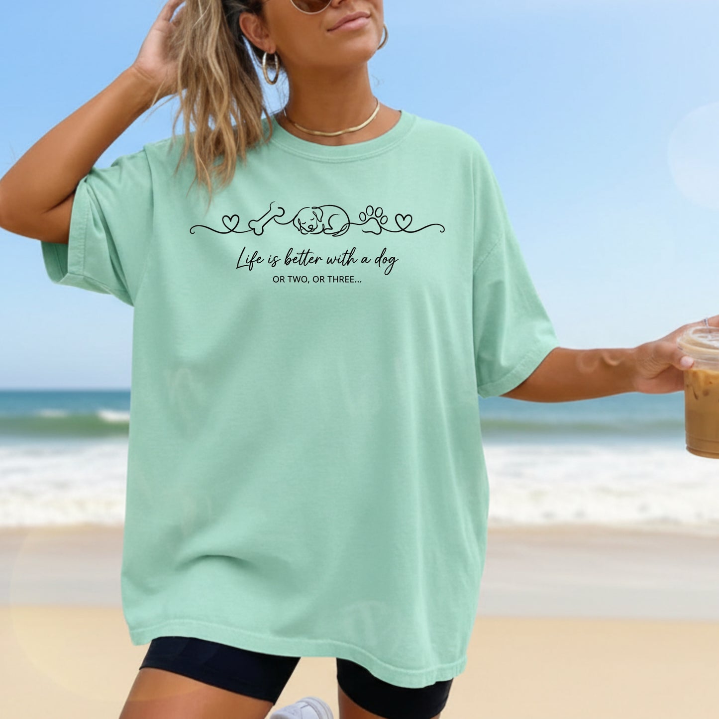 Dog-Life Is Good T-Shirt