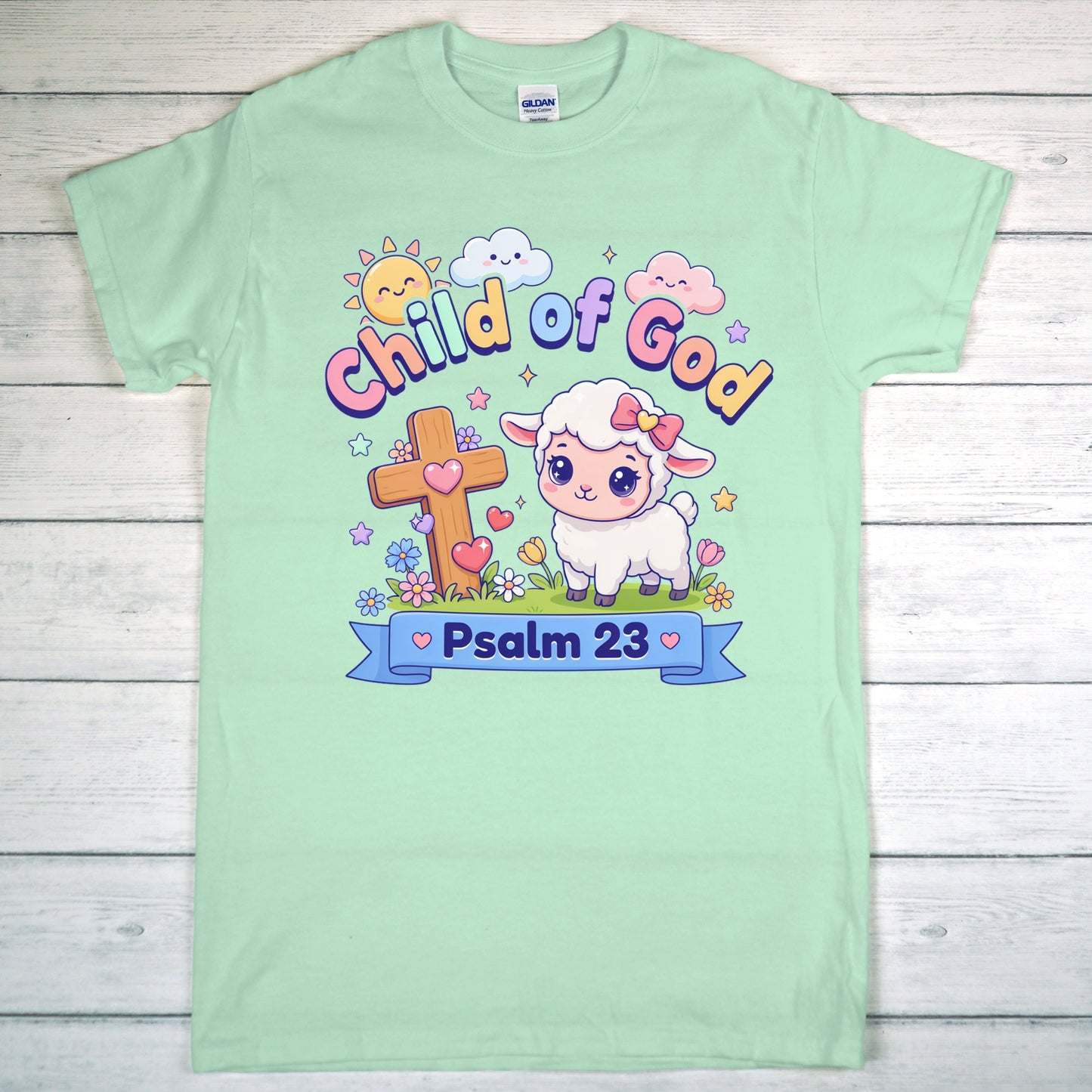 Child Of God-Psalm 23-T-Shirt