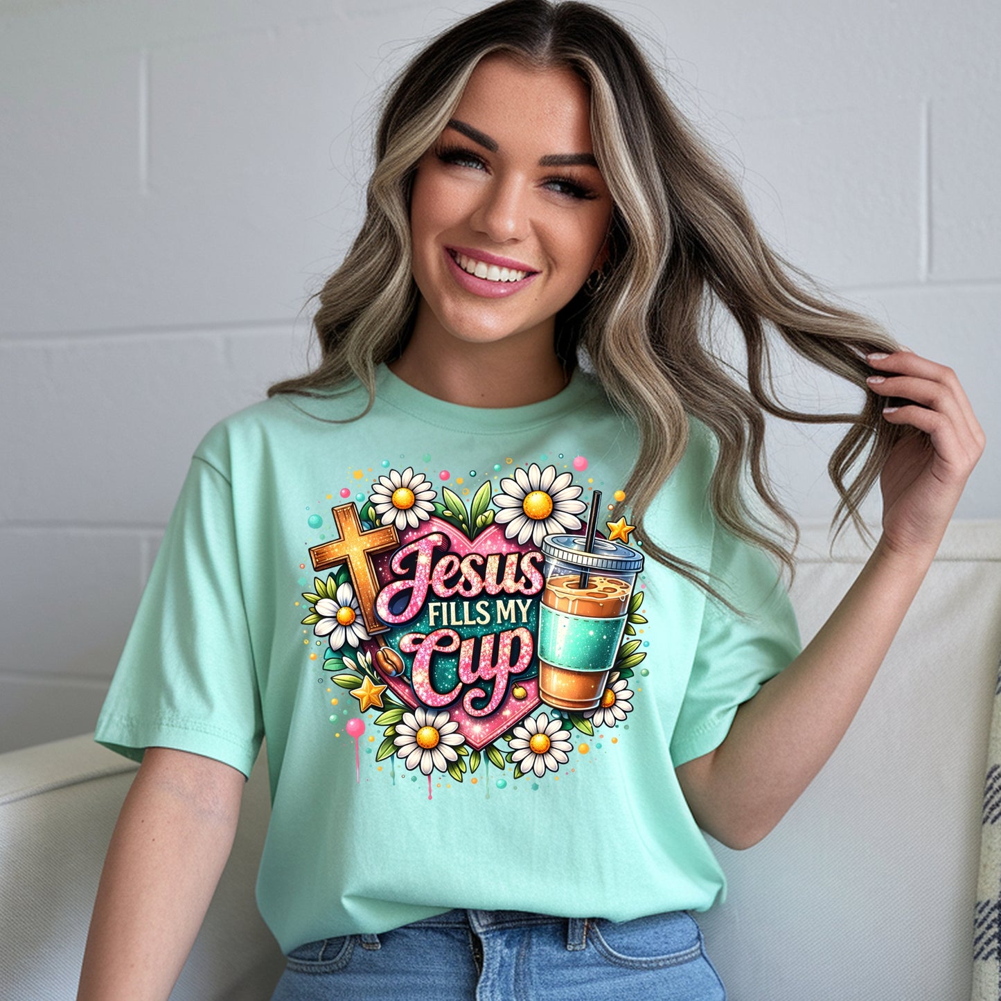 Jesus Fills My Cup T-Shirt
