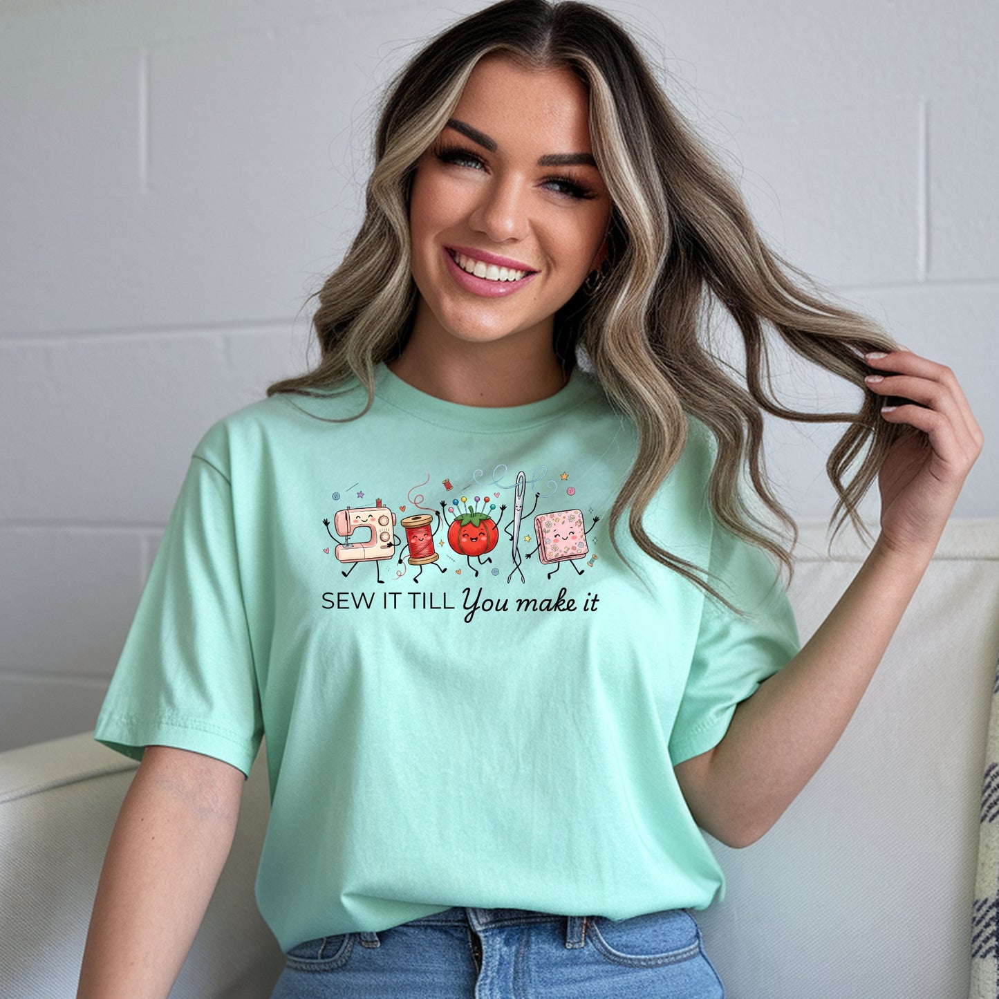 Sew It Till You Make It-Funny- T-Shirt