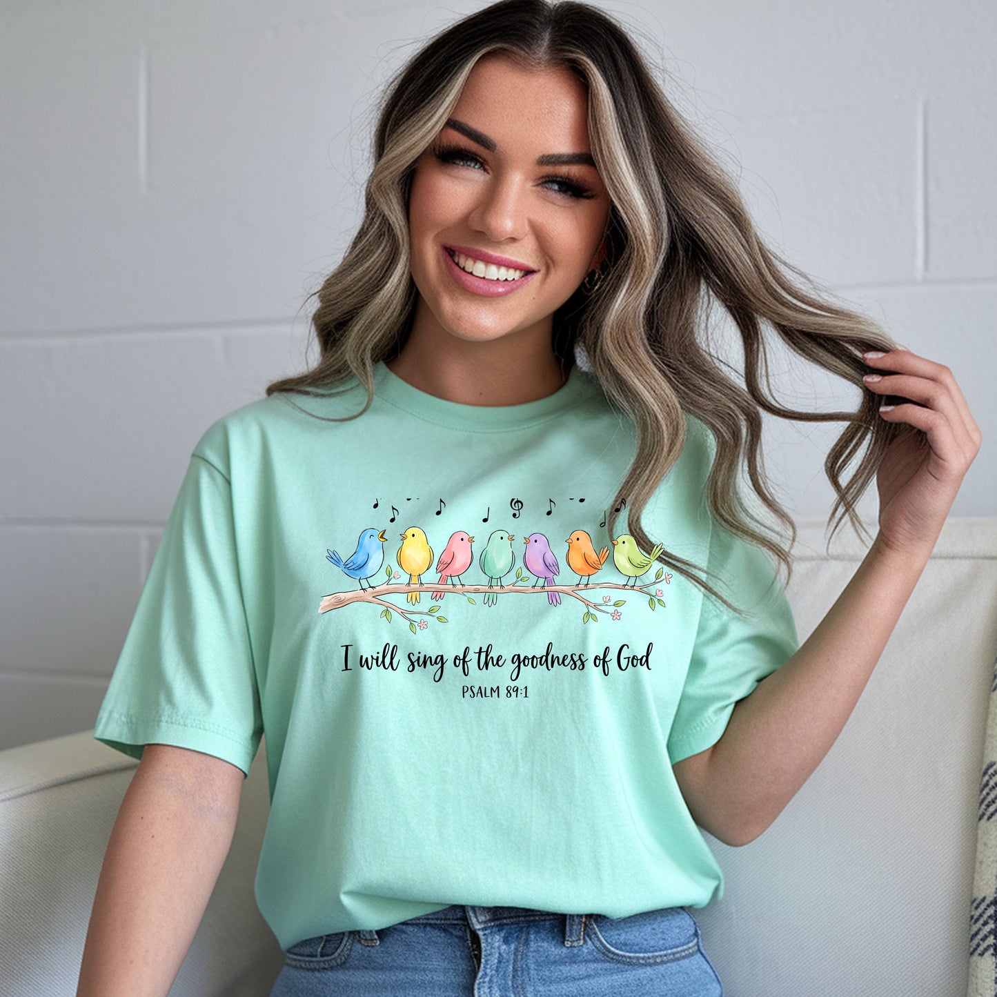 Singing Birds-Psalm 89:1- T-Shirt