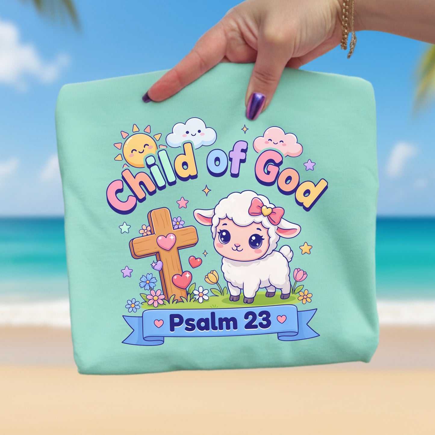 Child Of God-Psalm 23-T-Shirt