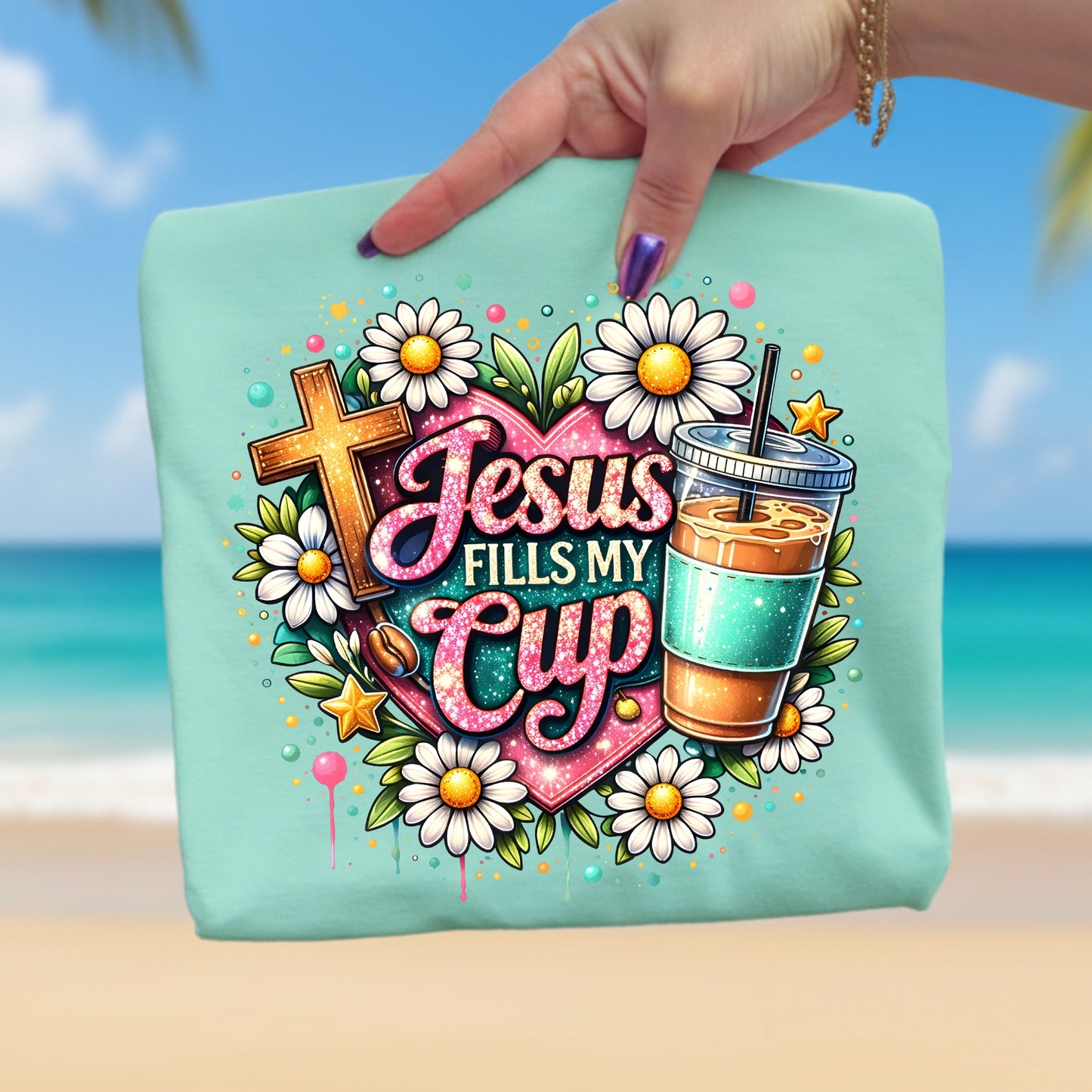Jesus Fills My Cup T-Shirt