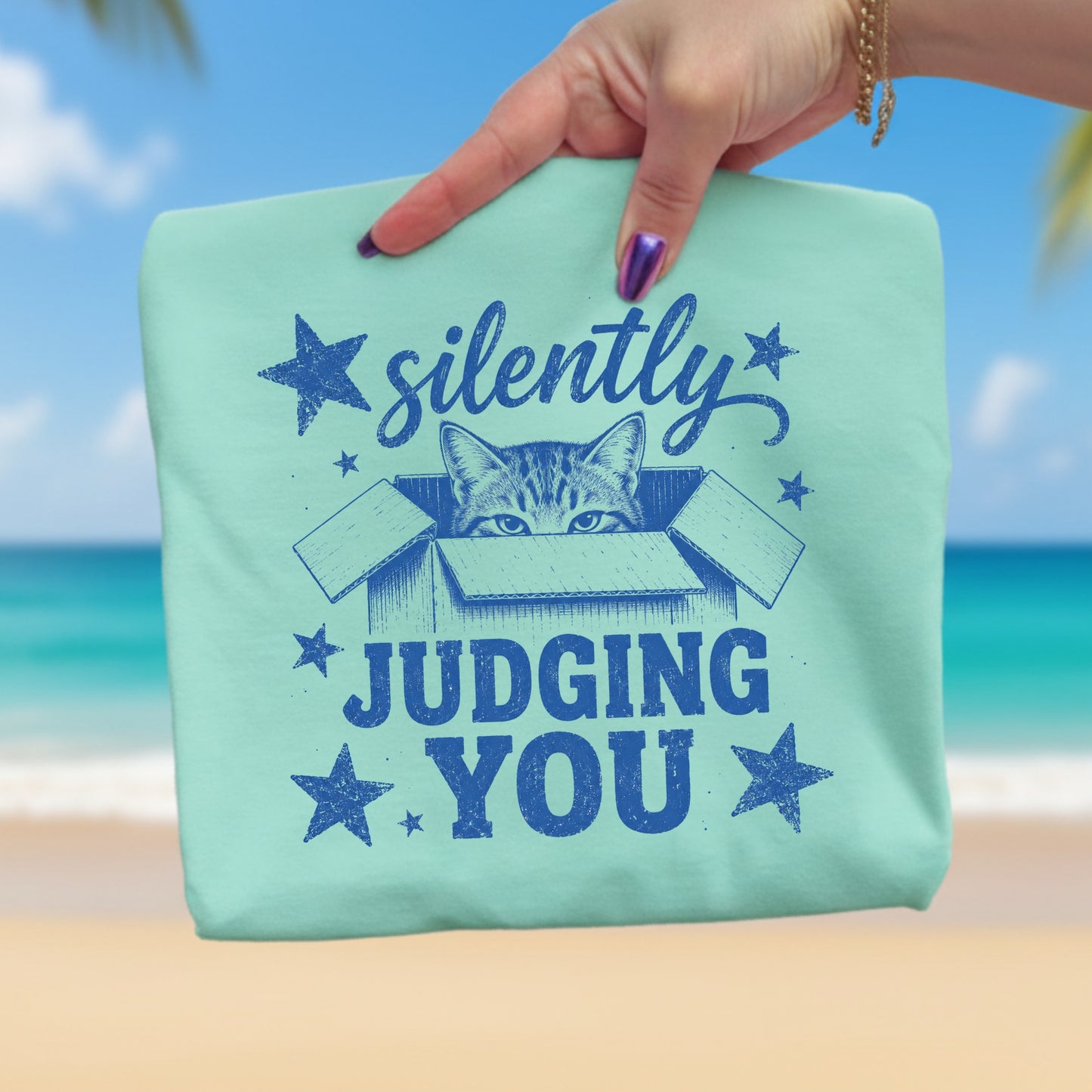 Cat-Funny- Silently Judging You T-Shirt
