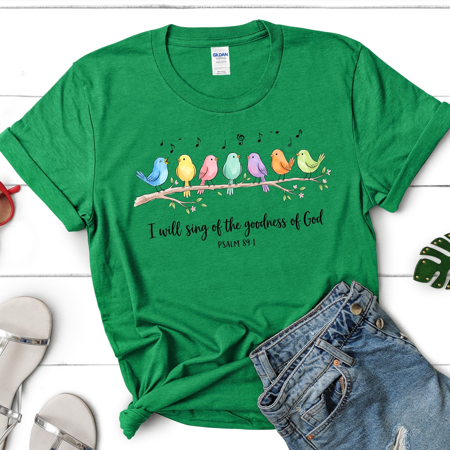 Singing Birds-Psalm 89:1- T-Shirt