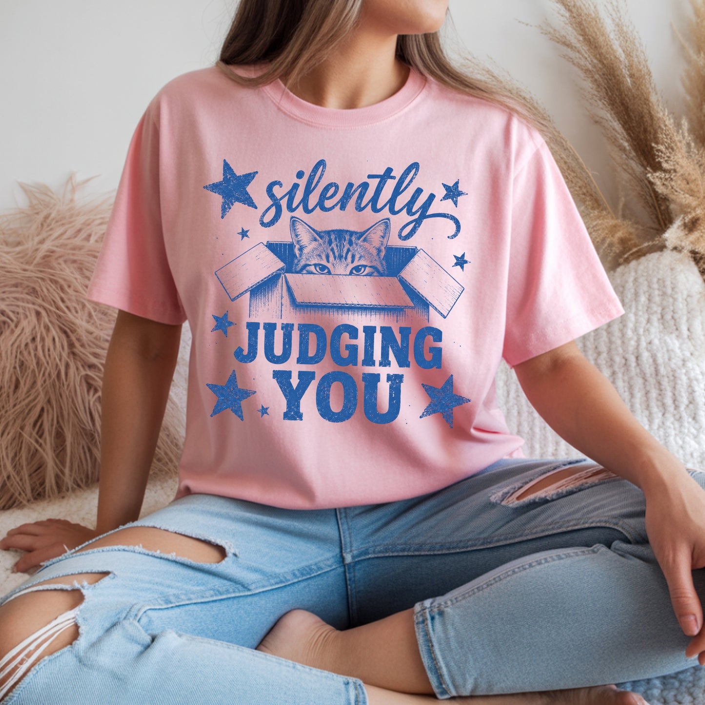 Cat-Funny- Silently Judging You T-Shirt