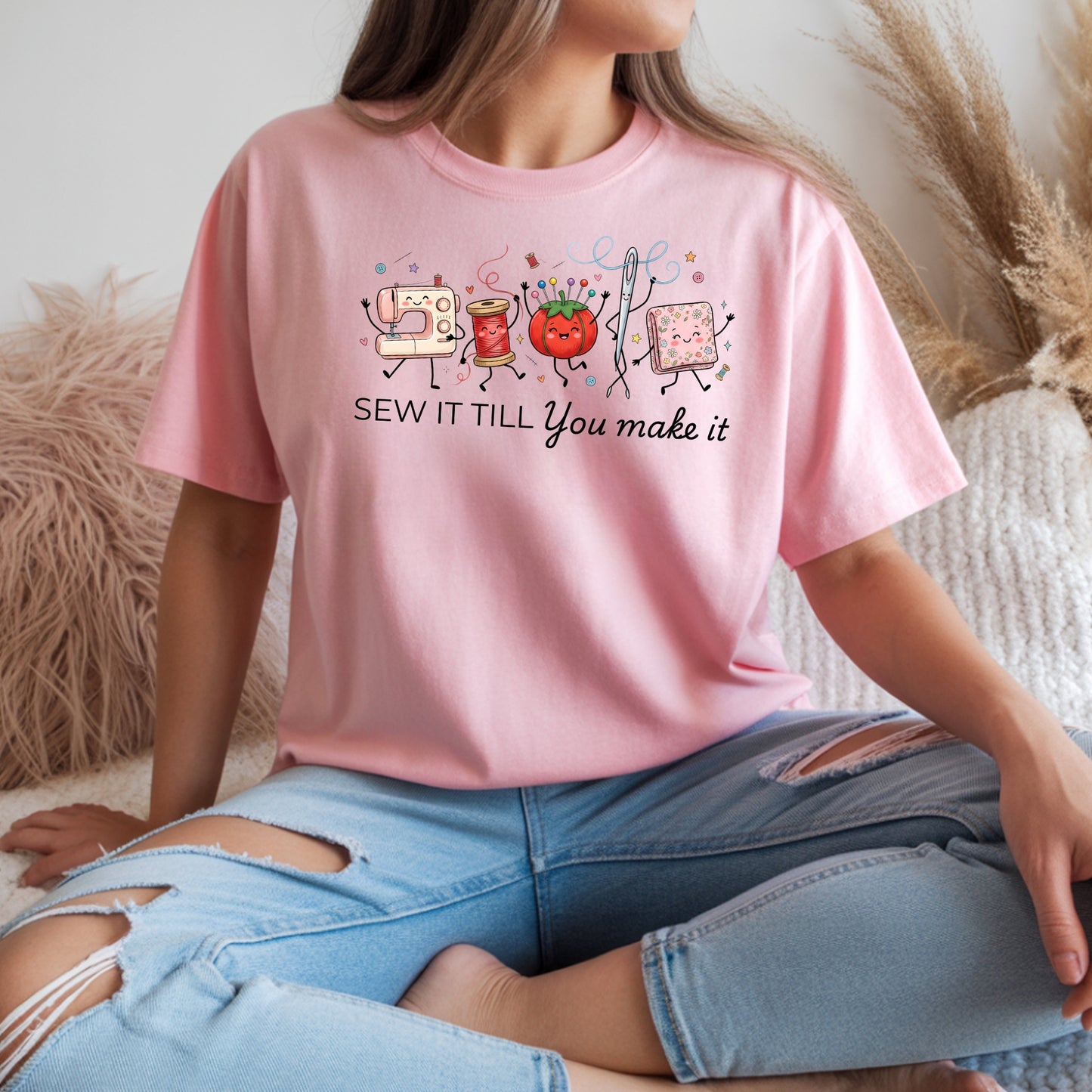 Sew It Till You Make It-Funny- T-Shirt