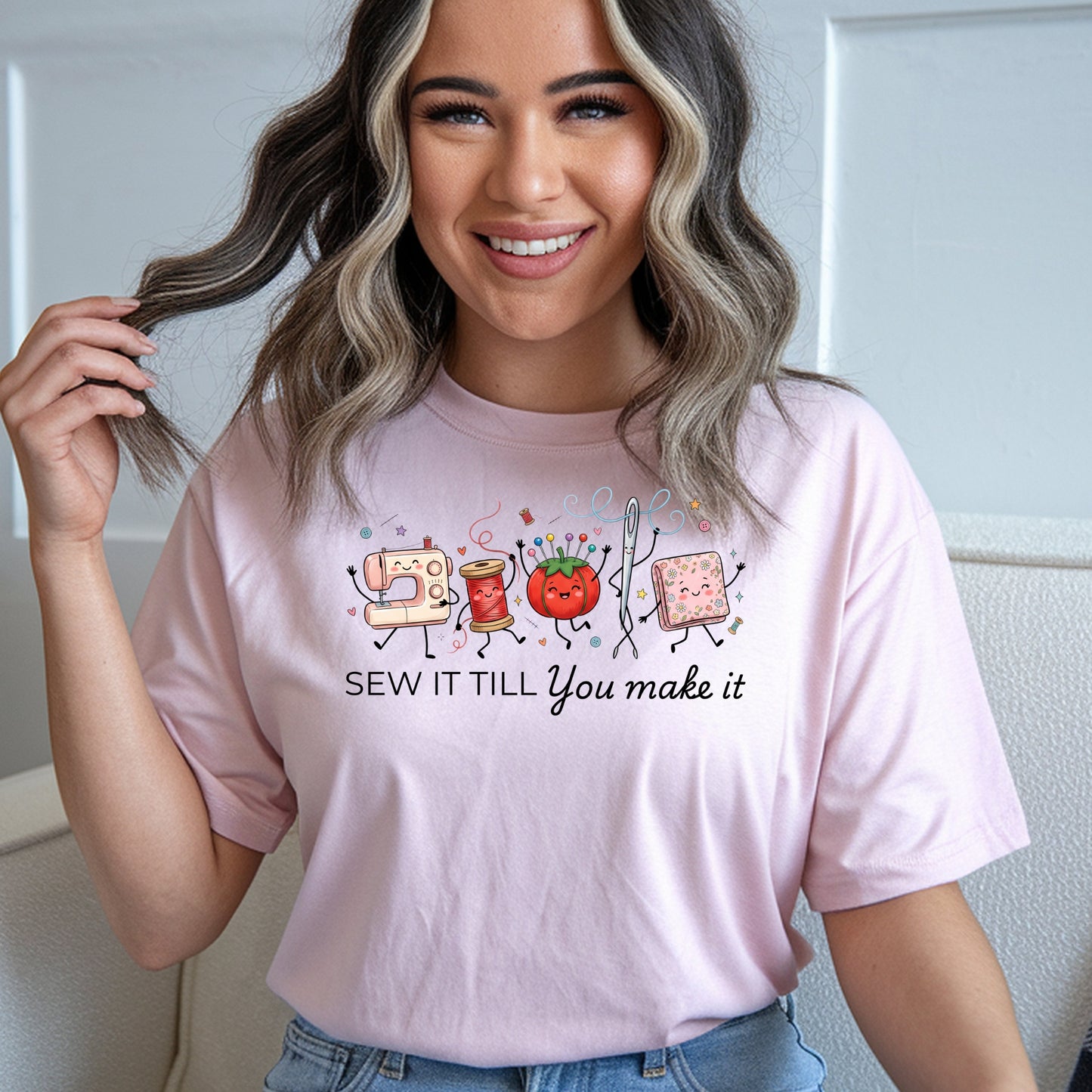 Sew It Till You Make It-Funny- T-Shirt