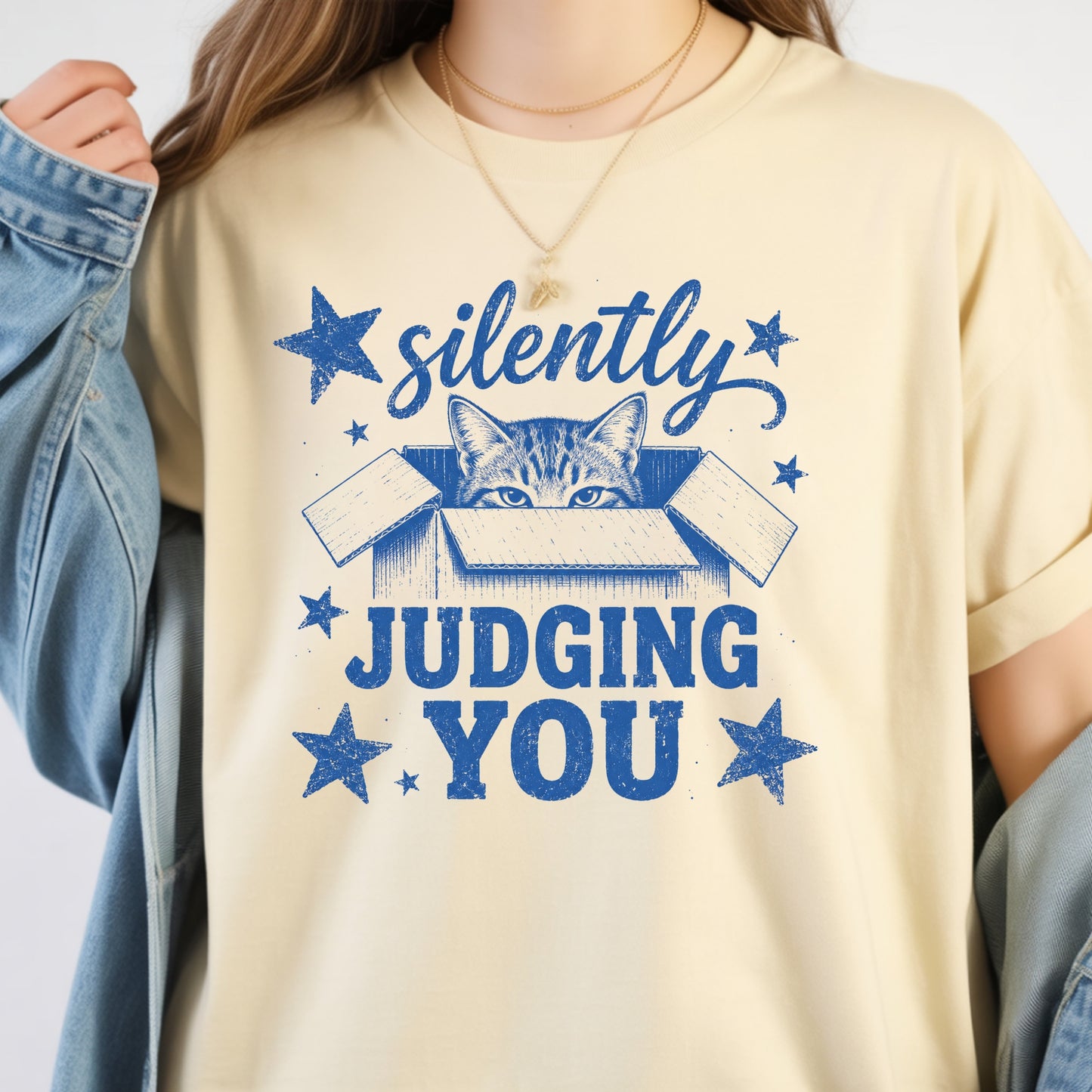 Cat-Funny- Silently Judging You T-Shirt