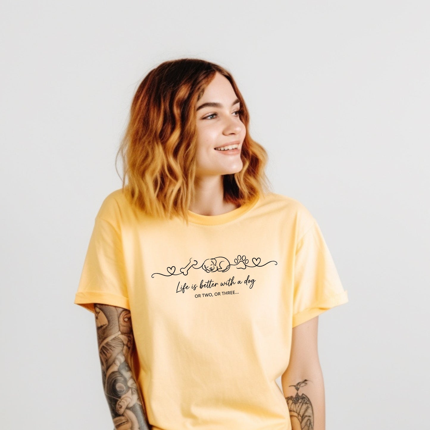Dog-Life Is Good T-Shirt