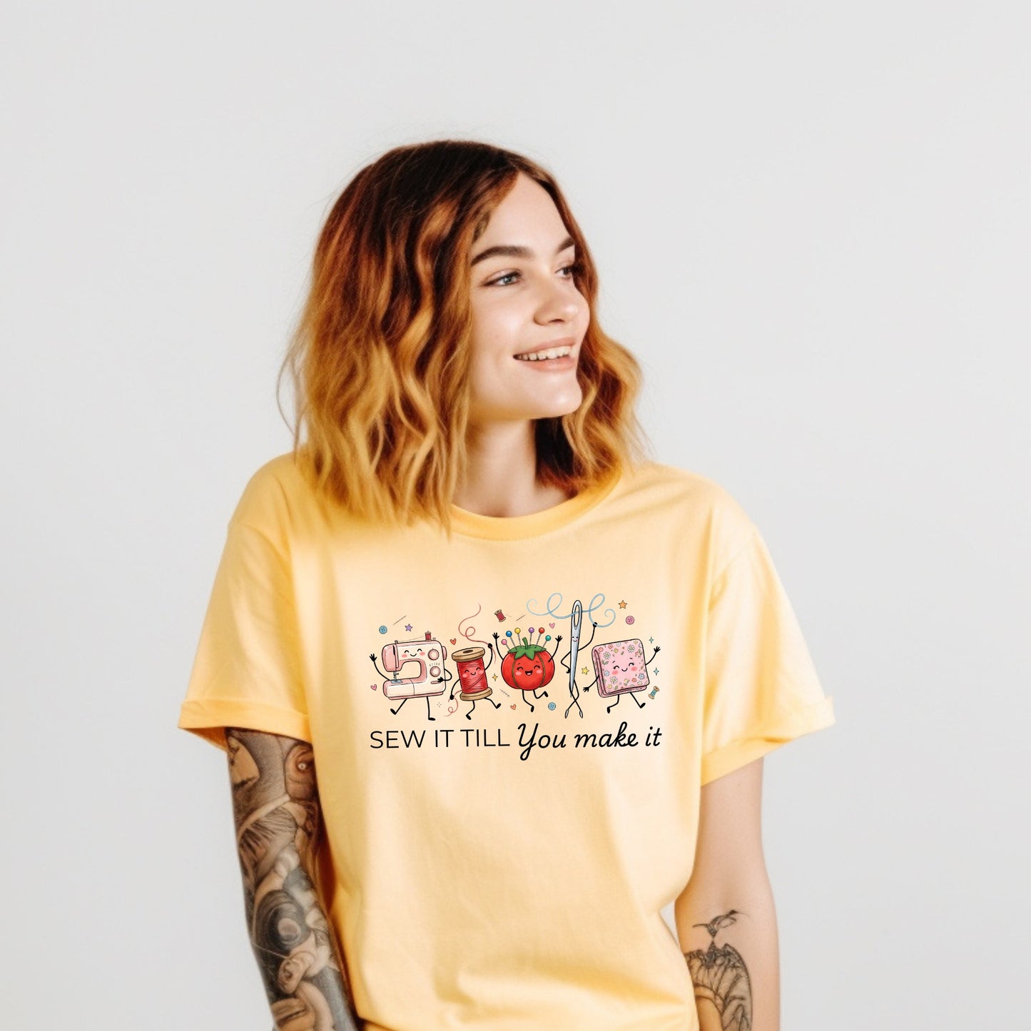 Sew It Till You Make It-Funny- T-Shirt